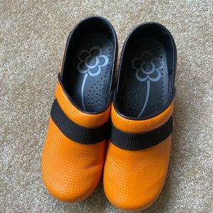 Sanita size 37 orange almost new